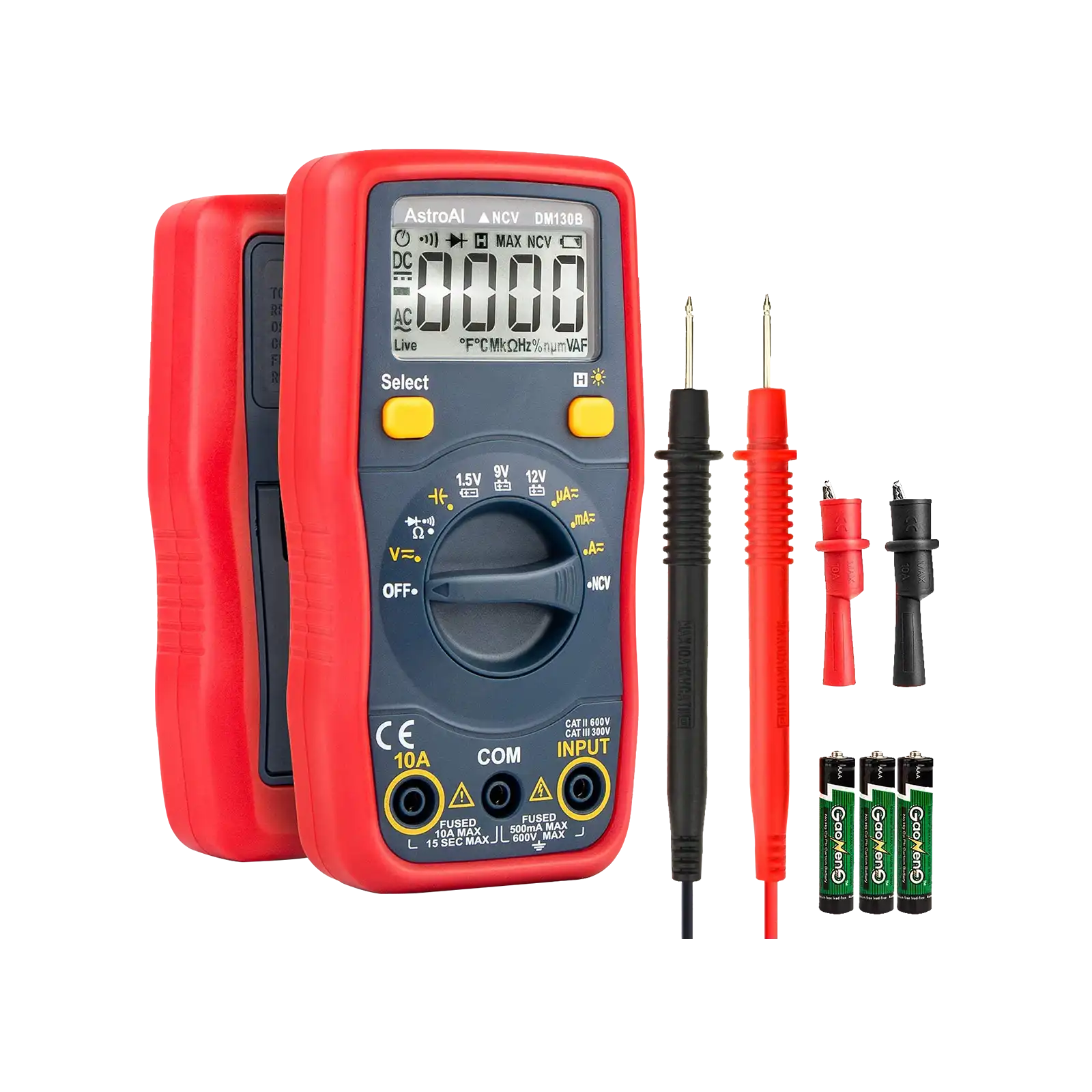 AstroAI デジタル テスター マルチメーター オートレンジ 4000カウント