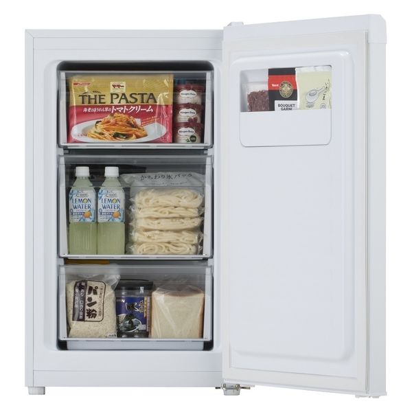 軒先渡し】ハイアール 82L 前開き冷凍庫 ハイアール JF-NU82A 1台