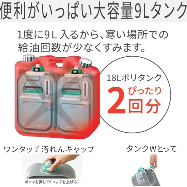 ダイニチ工業 石油ファンヒーター・Lタイプ FW-3623L-W 1台（直送品