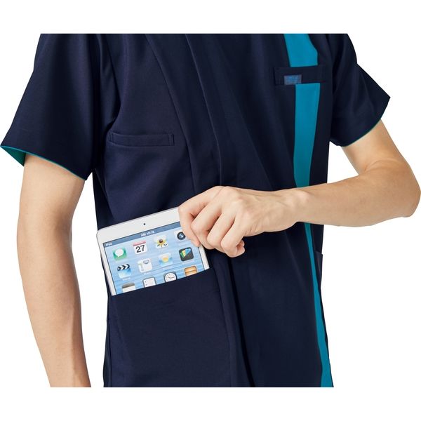 フォーク メンズジップスクラブ ロイヤルブルー×ダークネイビー Bl