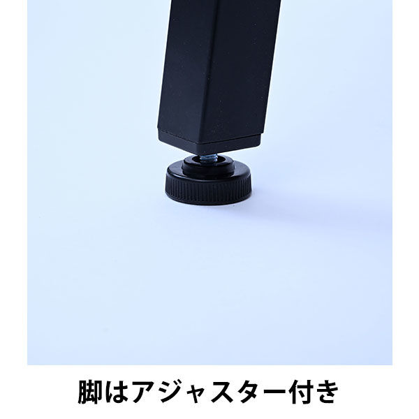 アスクル マルチワークデスク 幅1200×奥行600×高さ720mm ダークウッド