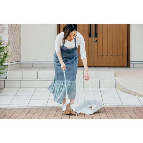 山崎産業 2989.jp+ 三ツ手チリトリD ちりとり 塵取り 屋外 スチール1個