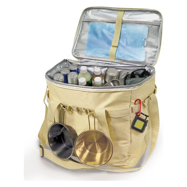 ハック ショルダー付きワイドサイズ保冷保温バッグ28L HAC3952 1個