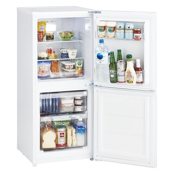 軒先渡し】ハイアール 121L 2ドア冷凍冷蔵庫 ファン式 JR-NF121B 1台