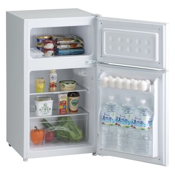 軒先渡し】ハイアール 85L 2ドア冷凍冷蔵庫 直冷式 JR-N85E 1台（直送