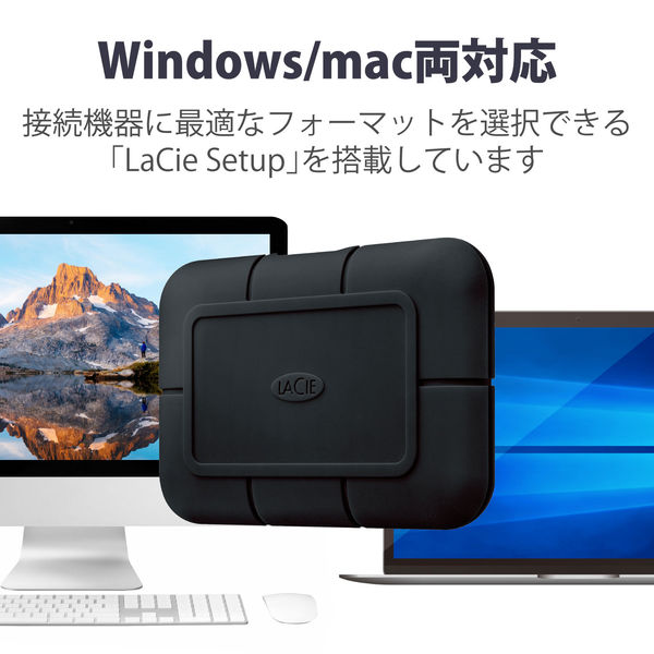 SSD 外付け 4TB ポータブル 5年保証 Rugged SSD Pro 耐衝撃