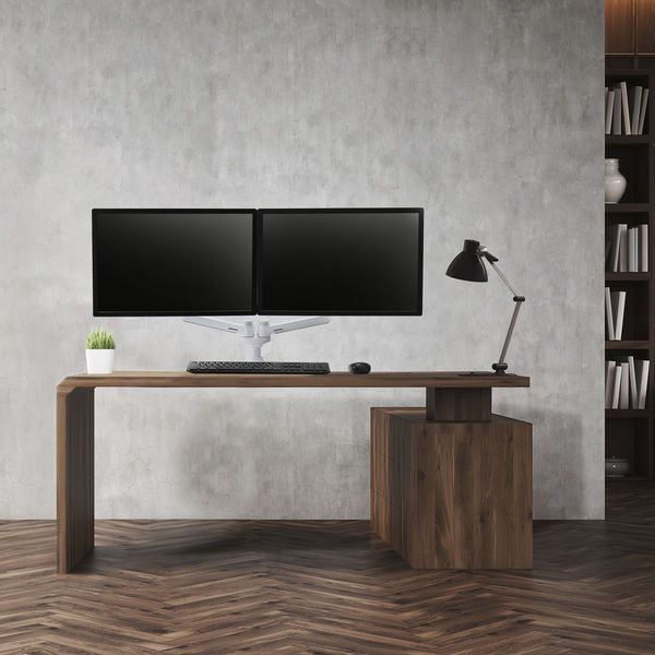 エルゴトロン LX デュアル モニターアーム 横型 ホワイト 27インチ(6.4