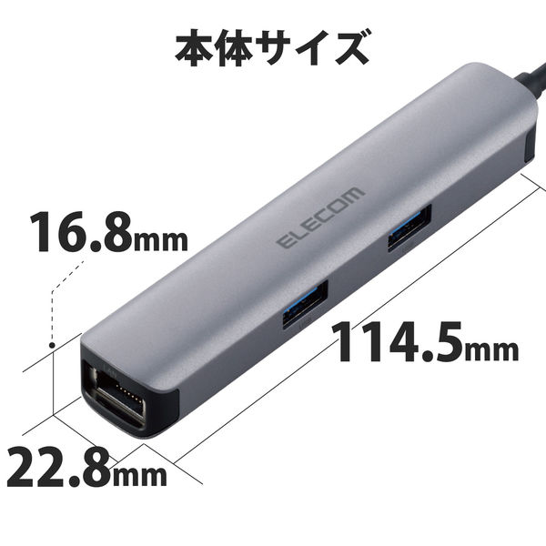 ドッキングステーション タイプC ハブ HDMI USBポート×3 LAN USBハブ