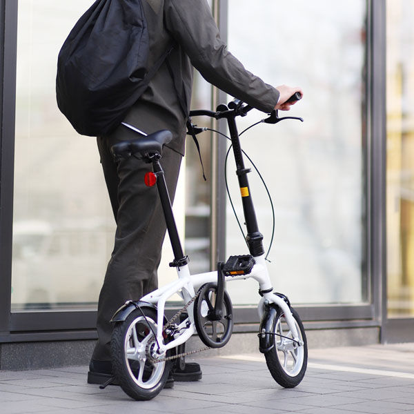 池商 GRAPHIS GR-ALMIGHTY 災害対策用 折りたたみ自転車 ホワイト GR