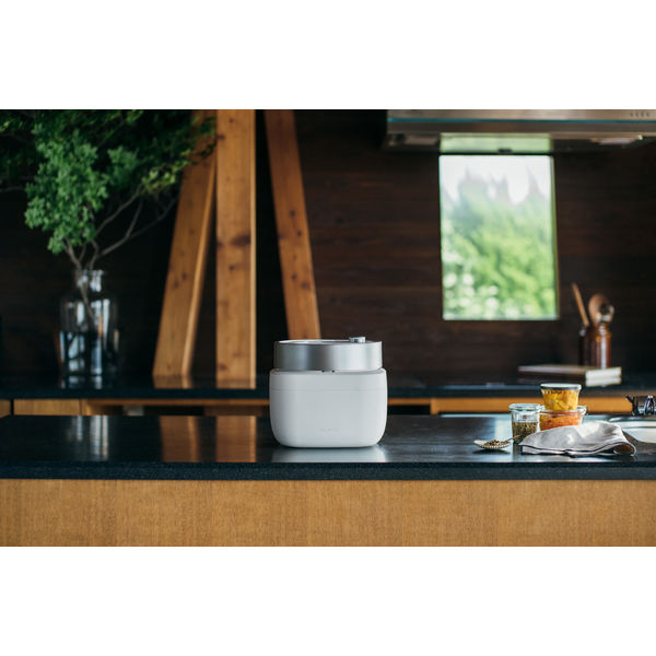 バルミューダ BALMUDA The Gohan WH K08AーWH 1台 - アスクル