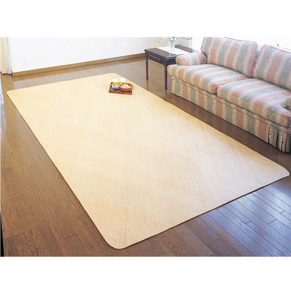 イケヒコ 籐カーペット インドネシア産 あじろ織り 『宝麗』 200×200cm