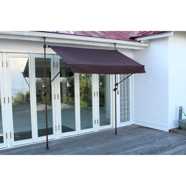 谷村実業 物干竿付 オーニングIV TAN-900-20A(BR) 1個 4589792852401