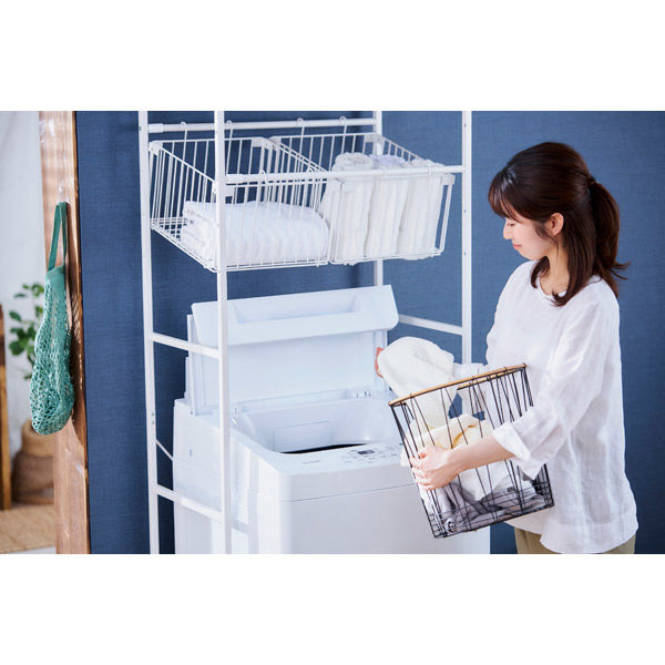 アイリスオーヤマ 全自動洗濯機 8.0kg洗剤自動投入 インバーター無 IAW