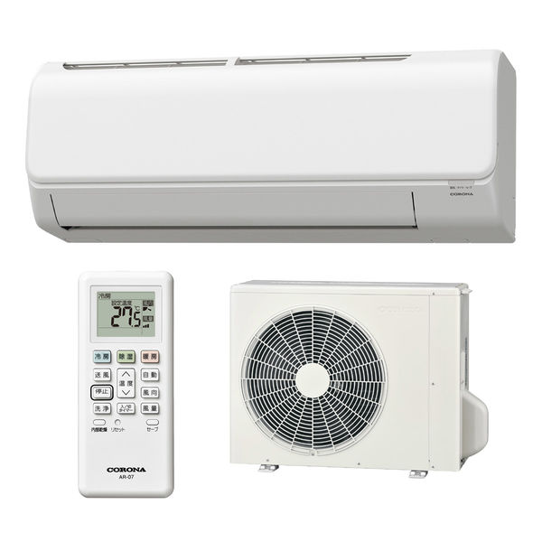コロナ 日本製 冷暖エアコン リララN 新冷媒R32 内部乾燥 6畳用 室外機