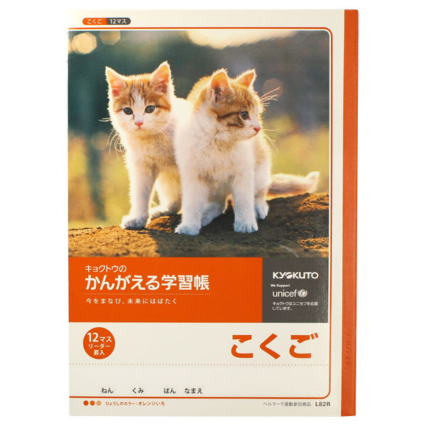 日本ノート キョクトウ かんがえる学習帳 こくご 12マス リーダー入 B5