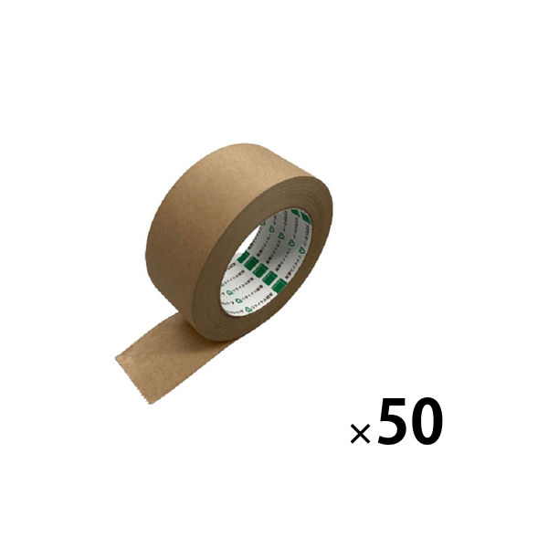 ガムテープ】 クラフトテープ ラミレス 幅45mm×長さ50m クリーム No