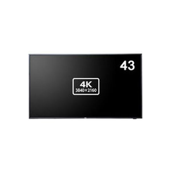 NEC 43型/3840×2160/HDMI DーSub /ブラック/スピーカー:あり LCD-E438