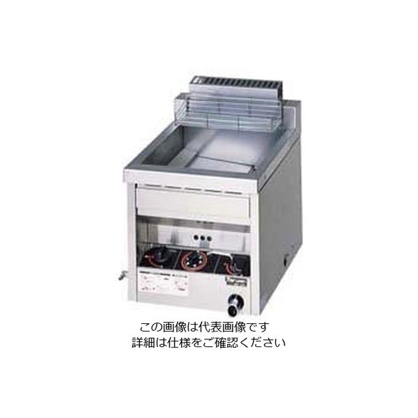 遠藤商事 ガス式フライヤー 卓上型MGFー12TJ LPガス 62-6498-85 1個