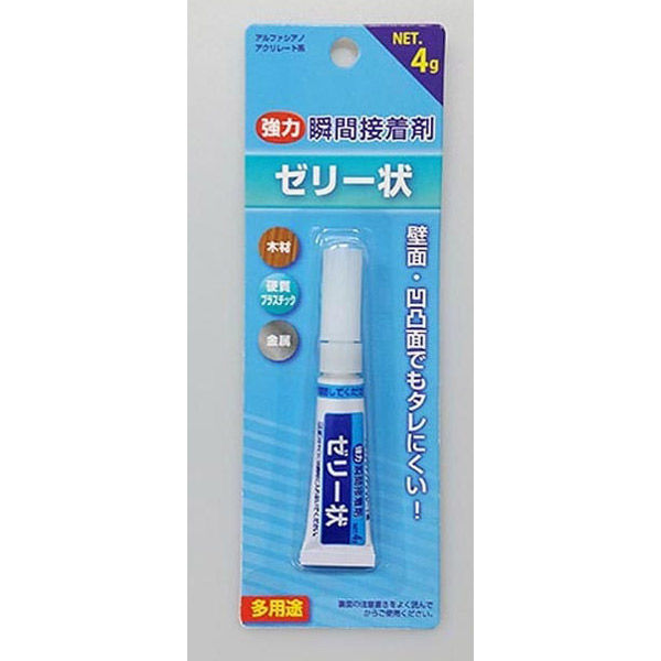 ショーエイコーポレーション 瞬間接着剤 ゼリー状 4g KS-4653 1セット