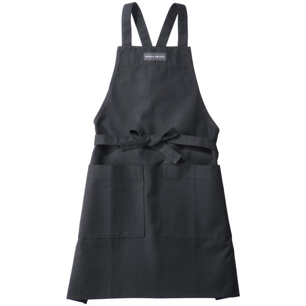DEAN ＆ DELUCA フルエプロン ブラック 1枚 - アスクル