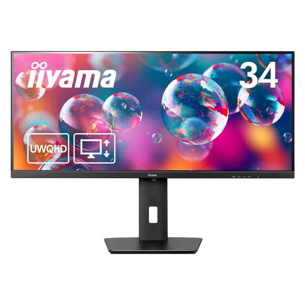 iiyama 34インチウルトラワイドモニター 上下昇降機能 XUB3493WQSU-B6