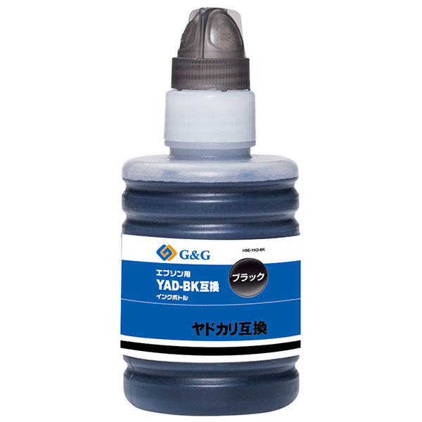 エプソン（EPSON）用 互換インクボトル HBE-YAD-BK ブラック （YAD-BK