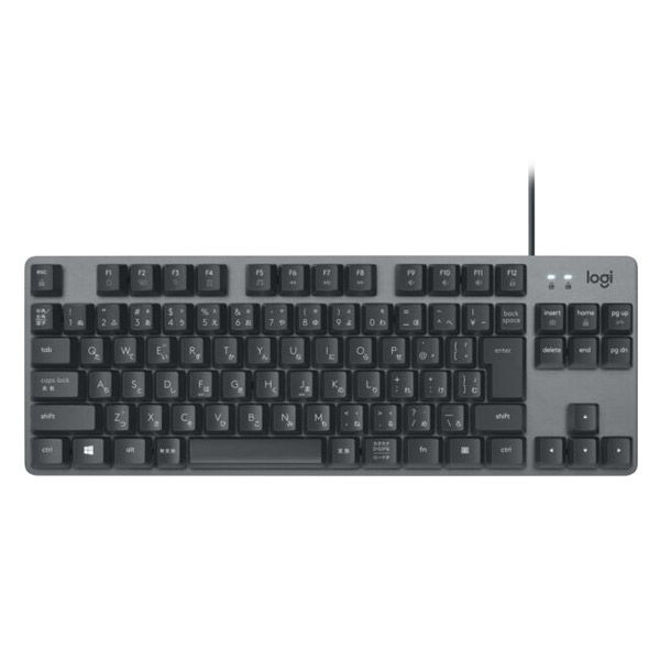 ロジクール キーボード 有線 メカニカル テンキーレス K835 赤軸 Red