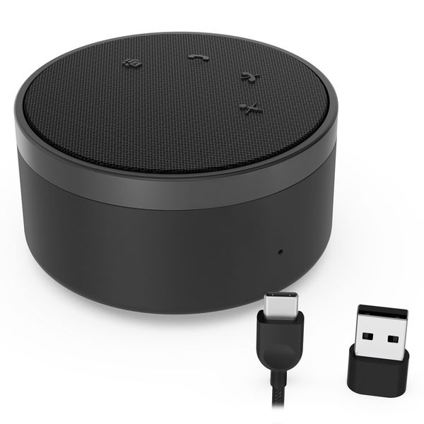 スピーカーフォン WEB会議用 USB-A/Type-C接続 環境ノイズキャンセル