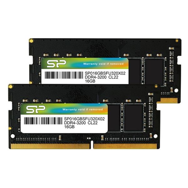 シリコンパワー ノートPC用メモリ DDR4-3200 16GB x 2枚入