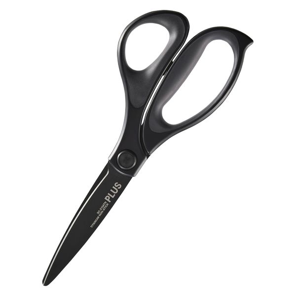 プラス はさみ フィットカットカーブ 大型 ベタつかない チタン3D刃