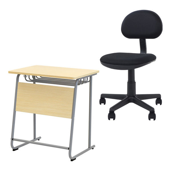 ネットフォース 学習机セット 勉強机幅650mm チェア ナチュラル