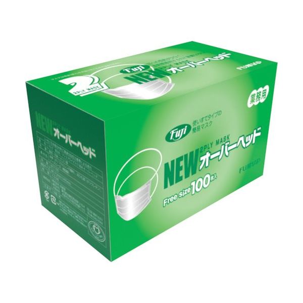 尚美堂 フジ フジ2PLYマスク NEWオーバーヘッド 977100 1箱(100枚) 368