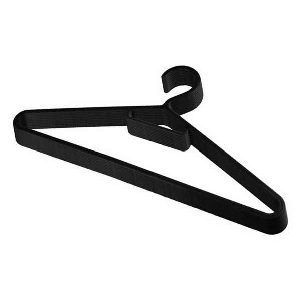 洗濯ハンガー スリムハンガー 10本組 ブラック 266459 1個 サワフジ