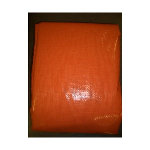 萩原工業 萩原 14×14クロス #4000(ブルーシート) オレンジ 1.83m×100m