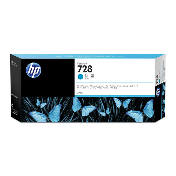 HP（ヒューレット・パッカード） 純正インク HP728 300ml シアン