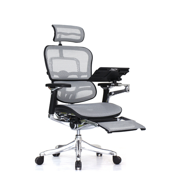 軒先渡し】 エルゴヒューマン プロ オットマン内蔵 オフィスチェア