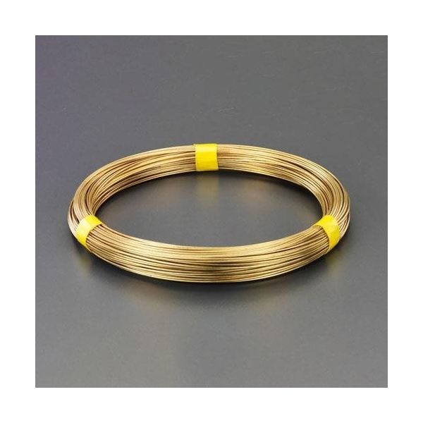 エスコ 4.0mmx 9m /# 8 真鍮線(1kg) EA951AE-4 1巻（直送品） - アスクル