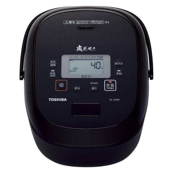 東芝 炊飯器 RC-10VRR(K) 1台 - アスクル