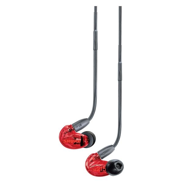 SHURE SE215スペシャルエディション高遮音性イヤホン レッド SE215SPE