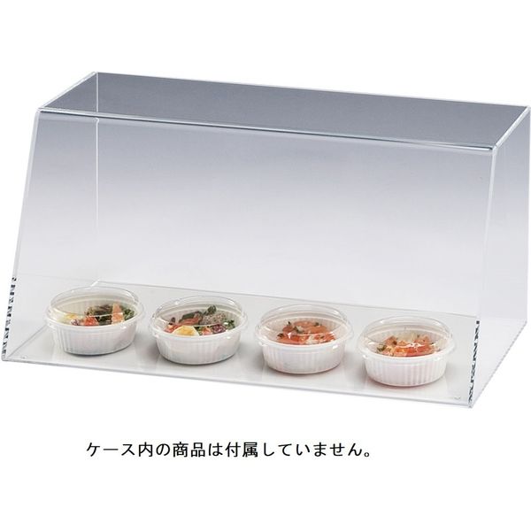 KMA アクリル対面ディスプレイケースW450側板あり 5T透明2台入 021