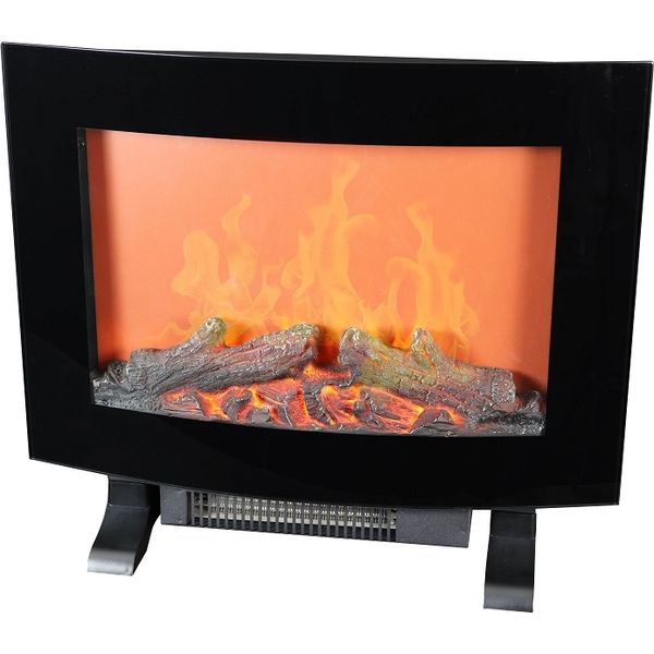 QVCジャパン 暖炉風電気温風機 暖炉型ファンヒーター パワーヒート