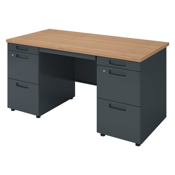 コクヨ インベントデスク INVENT両袖机 幅1400×奥行700×高さ700mmラ