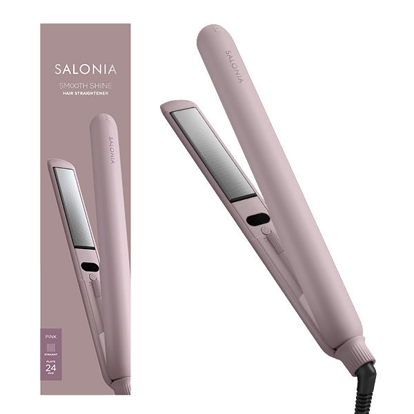 SALONIA（サロニア） スムースシャイン ストレートヘアアイロン ピンク