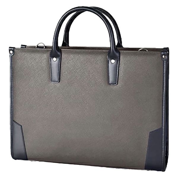 スワン SAXON 2way スタンドビジネスバッグ 5236 グレー 1個（直送品