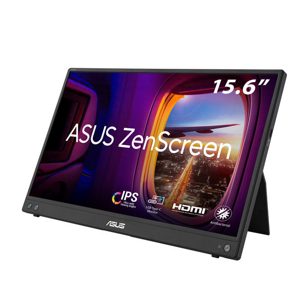 ASUS 15.6インチ モバイル液晶モニター USB Type-C×2/Mini HDMIポート