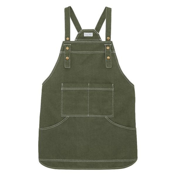 ボンマックス ビブスエプロン カーキ F FK7189 FK7189-4-999 1着（直送