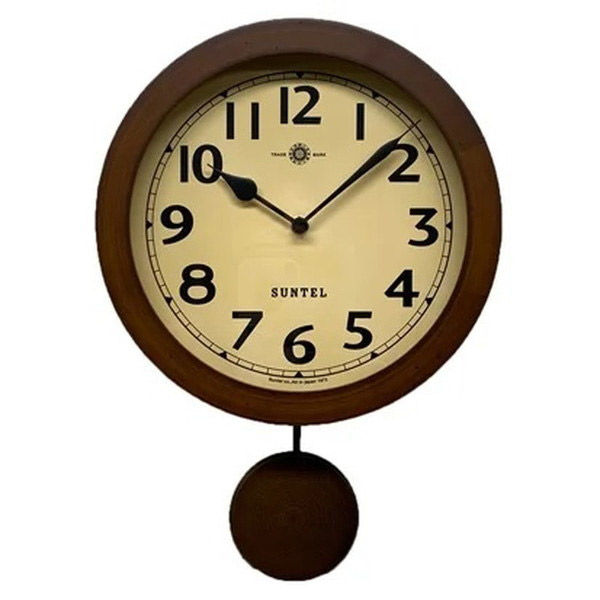 さんてる レトロ 振り子時計 外振り子 幅330×奥行60×高さ250mm