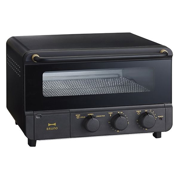 BRUNO スチーム&ベイク トースター(ブラック) BOE067-BK 1台 - アスクル