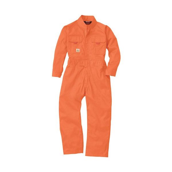 桑和 9009 キッズつなぎ オレンジ 150 9009-74-150 1着 530-6003（直送