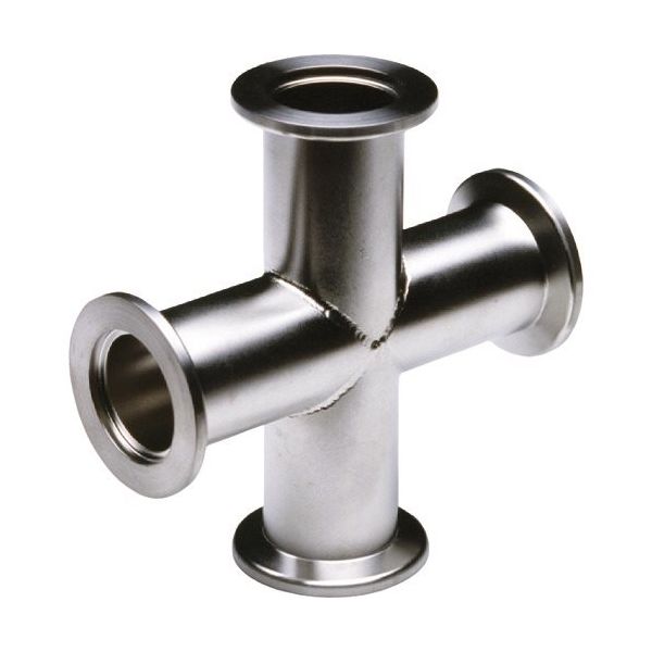 佐藤真空 佐藤 NW真空配管部品[AL][ZVP]シリーズ クロス管 ALX-50 1個